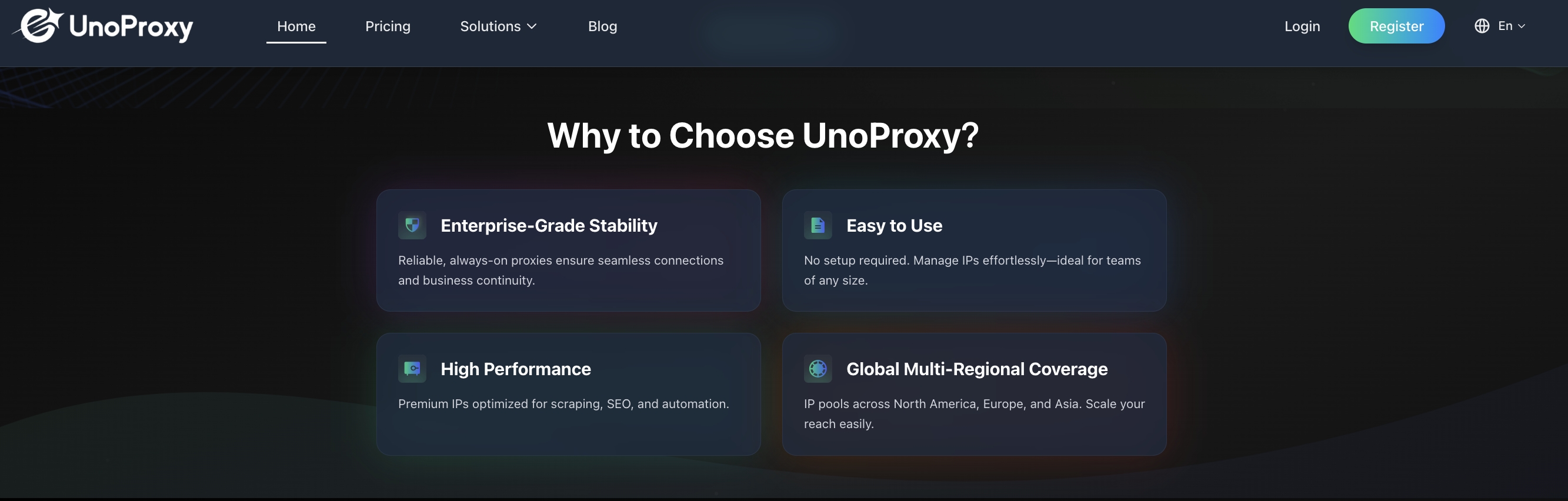 Why Use UnoProxy