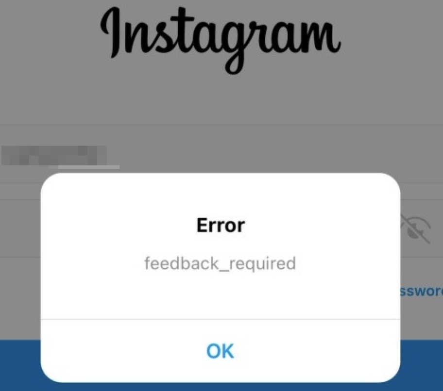 Fix the “feedback_required” Error