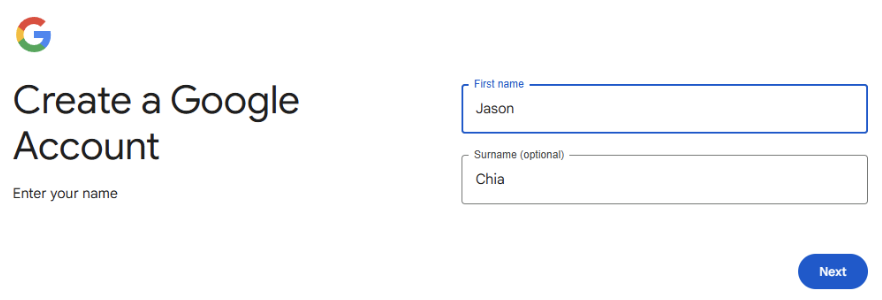 Create Gmail Account